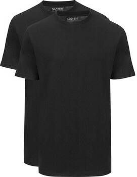 Slater T-shirt 2-pack American T-shirt Zwart