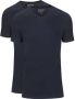 Slater T-shirt 2-pack Basic Fit T-shirt V-hals Navy - Thumbnail 1