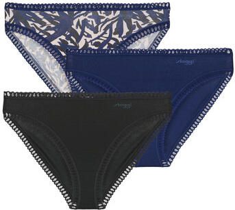 Sloggi Slip GO Crush hoge beenuitsnijding kant vrouwelijk zacht elastisch katoenmix (Set van 3) - Foto 8