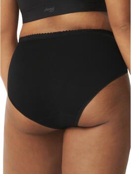Sloggi Midislip Chic elastische kanten inzetstukken zachte naden katoenmix vrouwelijk (4 stuks Set van 4) - Foto 7