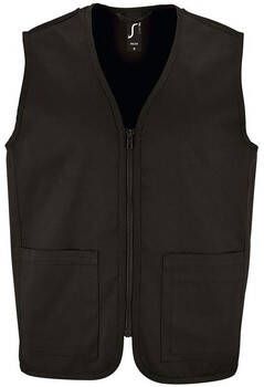 Sols Gilet WALLACE WORK unisex vest met 2 voorzakken
