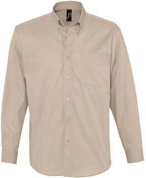 Sols Overhemd Lange Mouw BEL-AIR HEREN OVERHEMD MET LANGE MOUWEN VAN KATOENEN TWILL