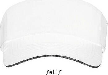 Sols Pet ACE ZWART-WIT UNISEX KATOENEN ZONNEVLEK