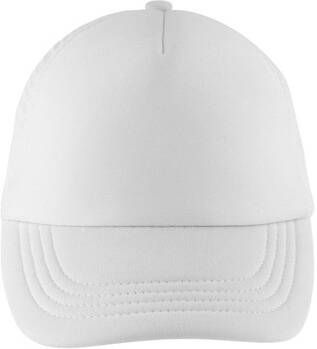 Sols Muts BUBBLE KIDS Witte 5-PANEL MESH CAP