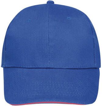 Sols Pet BUFFALO Marineblauw Oranje CAP 6 PANEL KATOEN