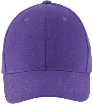 Sols Pet BUFFALO Donkerpaarse katoenen 6-panel pet