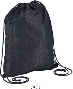 Sols Rugzak CHILL denim sport katoenen tas met trekkoord