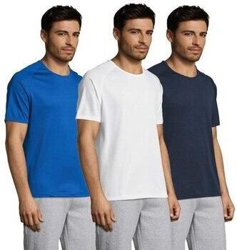 Sols T-shirt Korte Mouw Set van 3 ademende T-shirts SPORTIEF