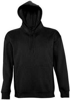 Sols Capuchon sweaters SLAM SPORT-UNISEX HOODIE zwart