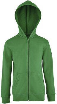 Sols Capuchon sweaters KINDERHOODIE MET RITS IN STEENKLEUREN