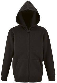 Sols Capuchon sweaters KINDERHOODIE MET RITS IN STEENKLEUREN