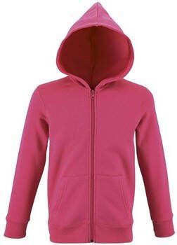 Sols Capuchon sweaters KINDERHOODIE MET RITS IN STEENKLEUREN