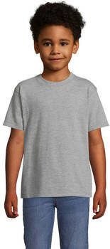 Sols T-shirt Korte Mouw Kinder-T-shirt in imperiaalgrijs 100% katoen