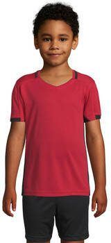 Sols T-shirt Korte Mouw CLASSICO KIDS Rood Zwart