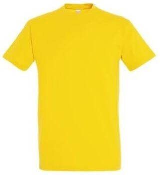 Sols T-shirt Korte Mouw IMPERIAL T-shirt geel 100% katoen