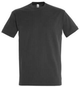 Sols T-shirt Korte Mouw IMPERIAL T-shirt muisgrijs 100% katoen
