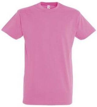 Sols T-shirt Korte Mouw IMPERIAL T-shirt in orchideeënroze 100% katoen