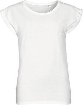 Sols T-shirt Korte Mouw MELBA TROPICAL GIRL DAMES T-SHIRT Opgerolde mouwen