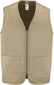 Sols Gilet WALLACE WORK unisex vest met 2 voorzakken