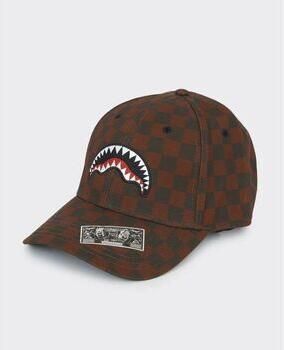 Sprayground Bruin Geruit Geborduurd Hoed Brown Unisex