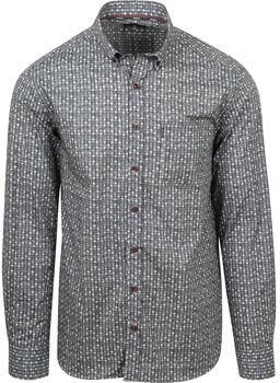 State Of Art Overhemd Lange Mouw Overhemd Poplin Dandelion Grijs