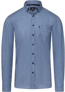 State Of Art Overhemd Lange Mouw Overhemd Print Blauw