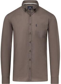 State Of Art Overhemd Lange Mouw Overhemd Print Bruin