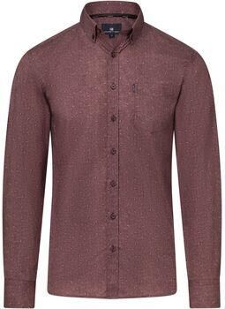 State Of Art Overhemd Lange Mouw Overhemd Print Burgundy