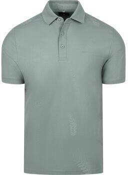 State Of Art Polo Shirt Korte Mouw Polo Piqué Leafs Jade