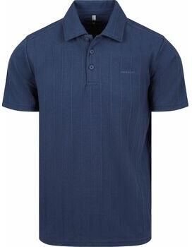 State Of Art Polo Shirt Korte Mouw Poloshirt Jersey Drop Needle Navy