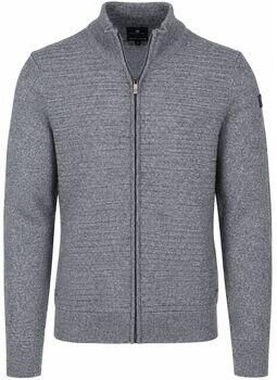 State Of Art Sweater Cardigan Zip Grey
