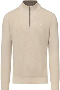 State Of Art Sweater Half Zip Trui Ecru