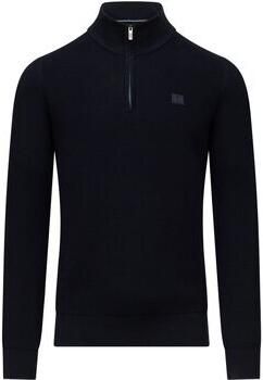 State Of Art Sweater Half Zip Trui Navy