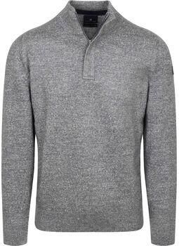 State Of Art Sweater Pullover Sportzip Donkerblauw