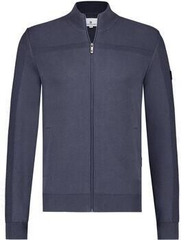 State Of Art Sweater Vest Zip Navy