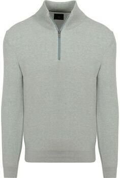 State Of Art Trui Half Zip Trui Melange Lichtgroen - Foto 3