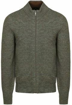 State Of Art Vest Structure Melange Groen