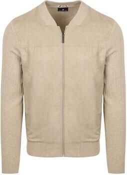 State of Art suede vest rib gebreid beige - Foto 4
