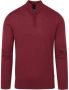 State of Art Staat van kunst half Zip Bordeaux Rood Heren - Thumbnail 1