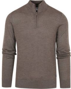 State Of Art Sweater Half Zip Taupe
