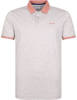 State Of Art T-shirt Polo Print Grijs Rood