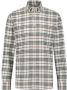 State of Art casual overhemd wijde fit beige geruit katoen - Thumbnail 1
