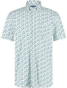 State Of Art Overhemd Lange Mouw Overhemd Shortsleeve Print Blauw