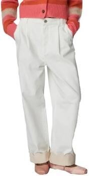 Stella Nova Broek TWO-TONED COTTON PANTS