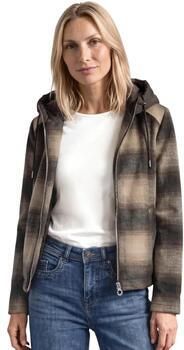 Street One Blazer Wool Mat Mix Check Coat w. Removable 202277
