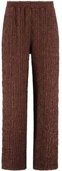 Studio AMAYA straight high waist broek bruin - Foto 7