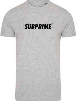 Subprime T-shirt Korte Mouw Shirt Basic Grey