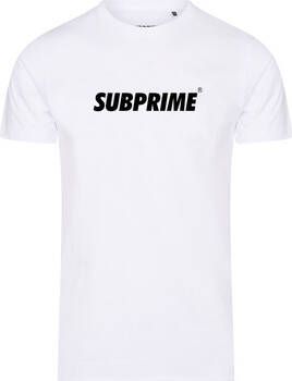 Subprime T-shirt Korte Mouw Shirt Basic White