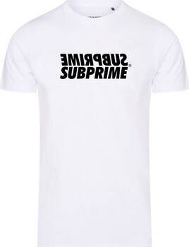 Subprime T-shirt Korte Mouw Shirt Mirror White