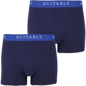 Suitable Boxers Bamboe Boxershorts 2-Pack Navy